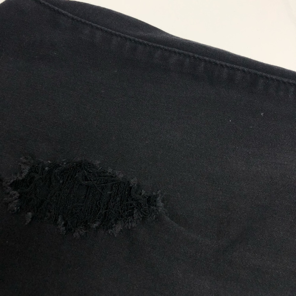 PACSUN BLACK RIPPED JEANS - Picture 2 of 5